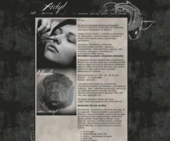 Aidyltattoo.sk(Aidyl tattoo &amp; piercing) Screenshot