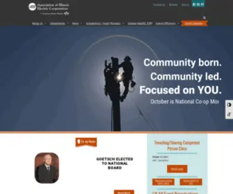 Aiec.coop(Association of Illinois Electric CooperativesAssociation of Illinois Electric Cooperatives) Screenshot