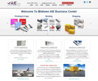 Aiecenter.com(Midtown NYC) Screenshot