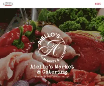 Aiellosmarketandcatering.com(Aiellos Market and Catering) Screenshot