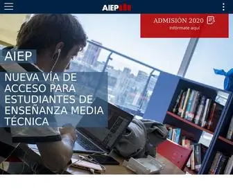 Aiep.cl(Instituto Profesional AIEP) Screenshot