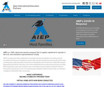 Aiepusa.com(International Student Exchange & Host Family Programs) Screenshot