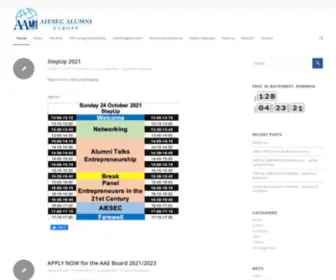 Aiesec-Alumni.eu(AIESEC Alumni Europe) Screenshot