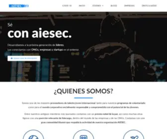 Aiesec.org.es(Activando el Liderazgo Joven) Screenshot