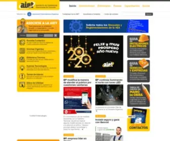 Aiet.org.ar(Asociaciî ¤e Instaladores Electricistas de Tucumá®) Screenshot