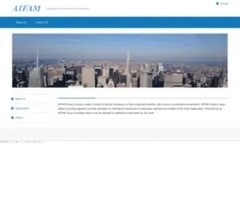 Aifaminc.com(アセットマネジメント) Screenshot
