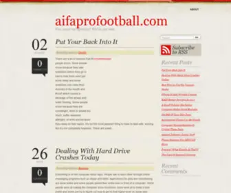 Aifaprofootball.com(American Indoor Football) Screenshot