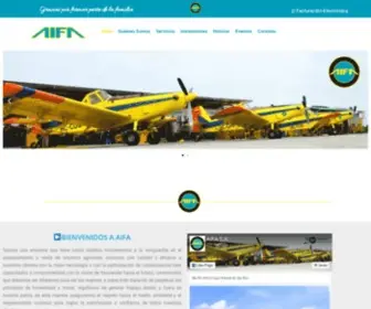 Aifasa.com(AIFA Ecuador) Screenshot