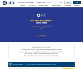 Aifc.com.au(The Australian Institute of Family Counselling) Screenshot