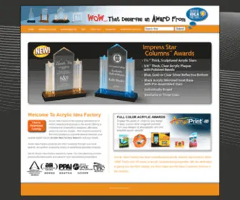 Aifcatalog.com(Acrylic Awards) Screenshot