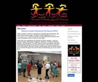 Aifd.cc(Austin International Folk Dancers) Screenshot