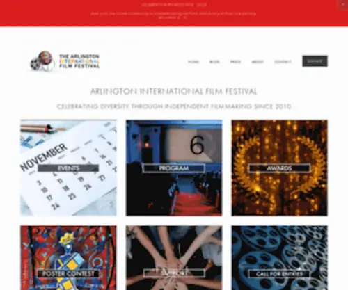Aiffest.org(Arlington International Film Festival) Screenshot