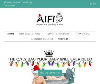Aifibags.com(Aifi Diaper Bags) Screenshot
