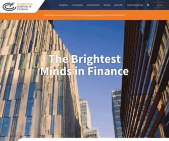 Aif.nl(Amsterdam Institute of Finance) Screenshot