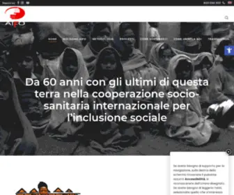 Aifo.it(Associazione Italiana Amici di Raoul Follereau) Screenshot
