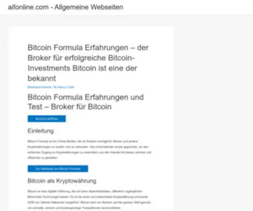 Aifonline.com(Accueil) Screenshot