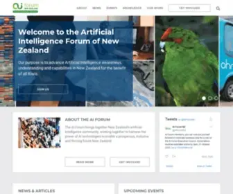 Aiforum.org.nz(AI Forum) Screenshot