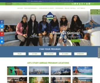 Aifsabroad.com(AIFS Study Abroad) Screenshot
