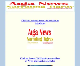 Aigaforum.com(Ethiopian news) Screenshot