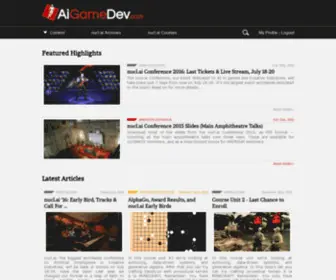 Aigamedev.com(Aigamedev) Screenshot