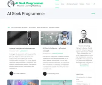 Aigeekprogrammer.com(AI Geek Programmer) Screenshot