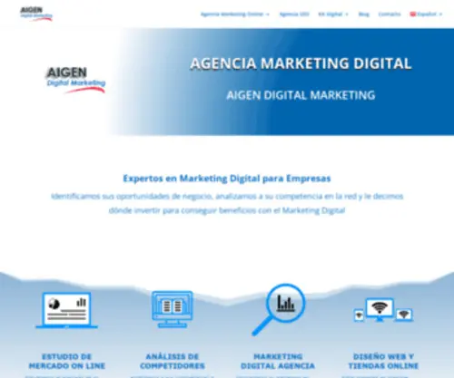 Aigendigitalmarketing.com(Agencia Marketing Digital) Screenshot