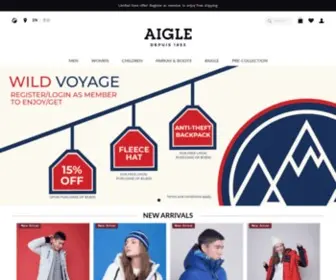 Aigle.com.hk(Rubber Master) Screenshot
