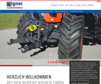 Aigner-Maschinenbau.de(Aigner Maschinenbau) Screenshot