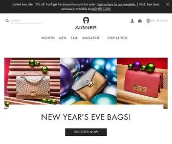Aignermunich.com(Luxury leather goods) Screenshot