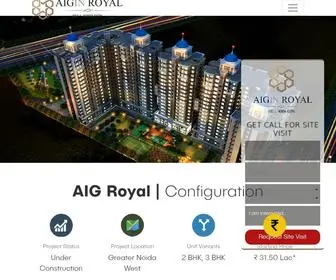 Aigroyal.net.in(AIG Royal Greater Noida West) Screenshot