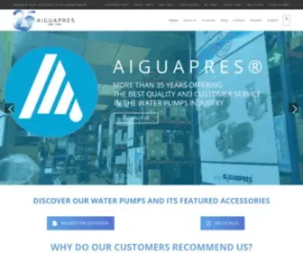 Aiguapres.es(BOMBAS DE AGUA) Screenshot