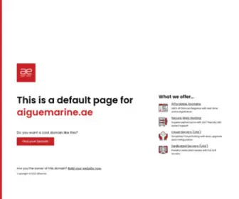 Aiguemarine.ae(Website Parked by) Screenshot