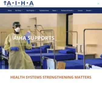 Aiha.com(The American International Health Alliance (AIHA)) Screenshot