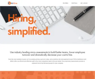 Aihire.com(Aihire) Screenshot