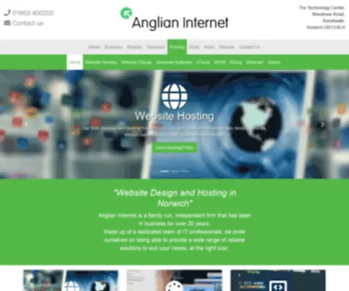Aihosting.co.uk(Website Design and Hosting Norwich and Norfolk) Screenshot