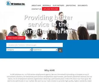 Aihrsolutions.com(AiHR) Screenshot