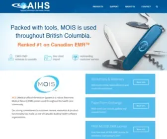 Aihs.ca(The future of healthcare) Screenshot