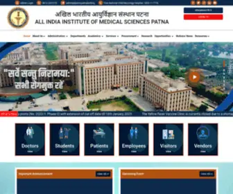 Aiimspatna.org(AIIMS Patna) Screenshot