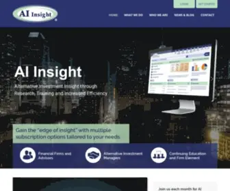 Aiinsight.com(AI Insight) Screenshot