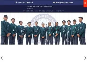 Aiiskwt.com(Aspire Indian International School) Screenshot