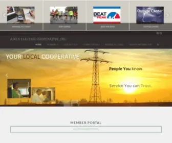 Aikenco-OP.org(Aiken Electric Cooperative) Screenshot