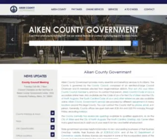 Aikencountysc.gov(The aiken county government) Screenshot