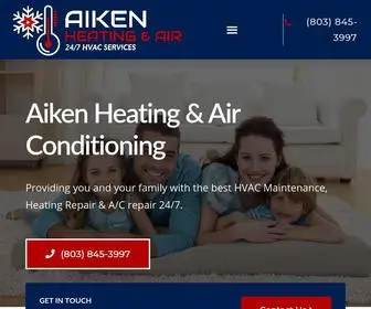 Aikenhvac.com(Aiken Heating & Air Conditioning) Screenshot