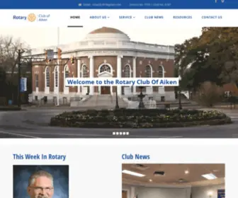 Aikenrotary.com(Service Above Self) Screenshot