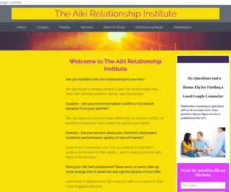 Aiki-Relationships.com(The Aiki Relationship Institute) Screenshot