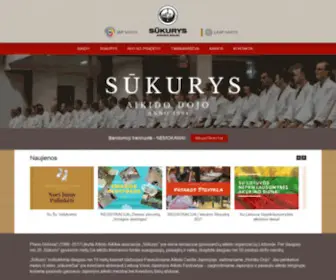 Aikidoaikikai.lt(Aikido Dojo Sūkurys) Screenshot