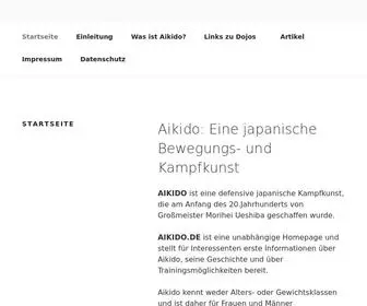 Aikido.de(Zöllner) Screenshot