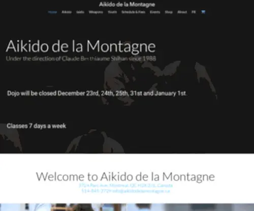 Aikidodelamontagne.com(Aikidodelamontagne) Screenshot