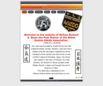 Aikidoinc.com(Nihon Goshin Aikido) Screenshot