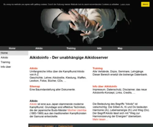 Aikidoinfo.de(Der unabhängige Aikidoserver) Screenshot